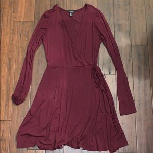Forever 21 maroon dress